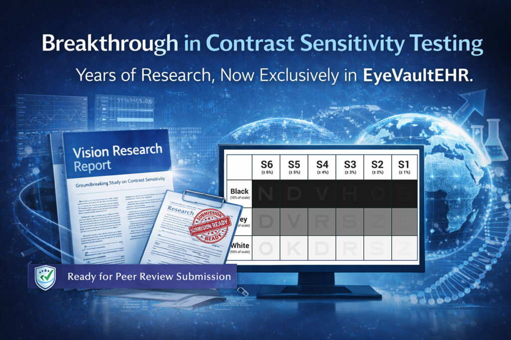 Contrast sessitivty image showing breakthrough and ongoing reseaarch